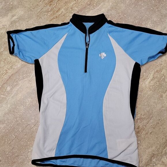 DESCENTE WOMENS POLY CYCLING TEE SIZE MEDIUM - Picture 2 of 7